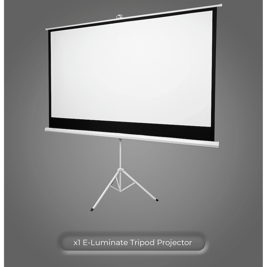Connex E-Luminate Tripod Projector Screen 100'' - 16:9