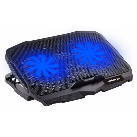 Volkano Glacier Series Upright Notebook Cooling Stand with Dual Fans