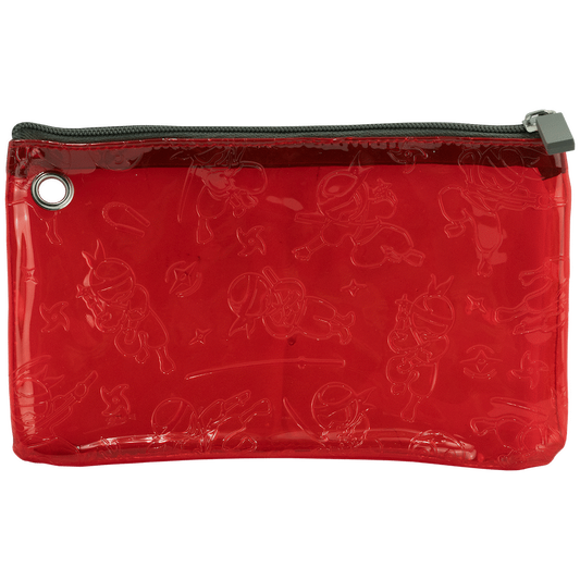 Quest 3 piece Pencil Case Set Ninja Blk/Red