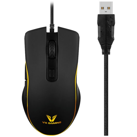 VX Gaming Hypnos Series Gaming Mouse with Rainbow Lighting