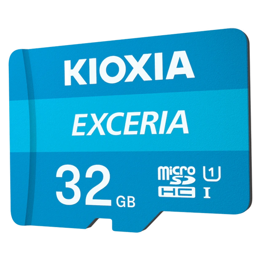 Kioxia 32GB Micro SDHC- UHS-1 Read 100MBs CL10