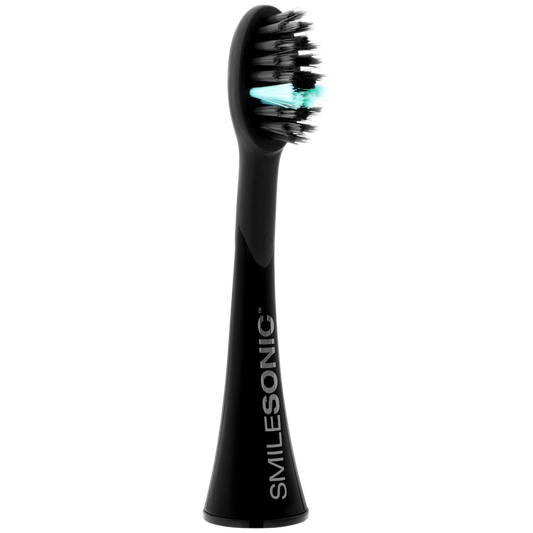 2 Replacement toothbrush heads - Black