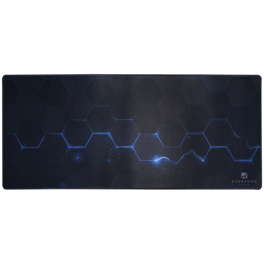 Everfurn Premium Geometric Large Desk Mat - Non-Slip - Polyester