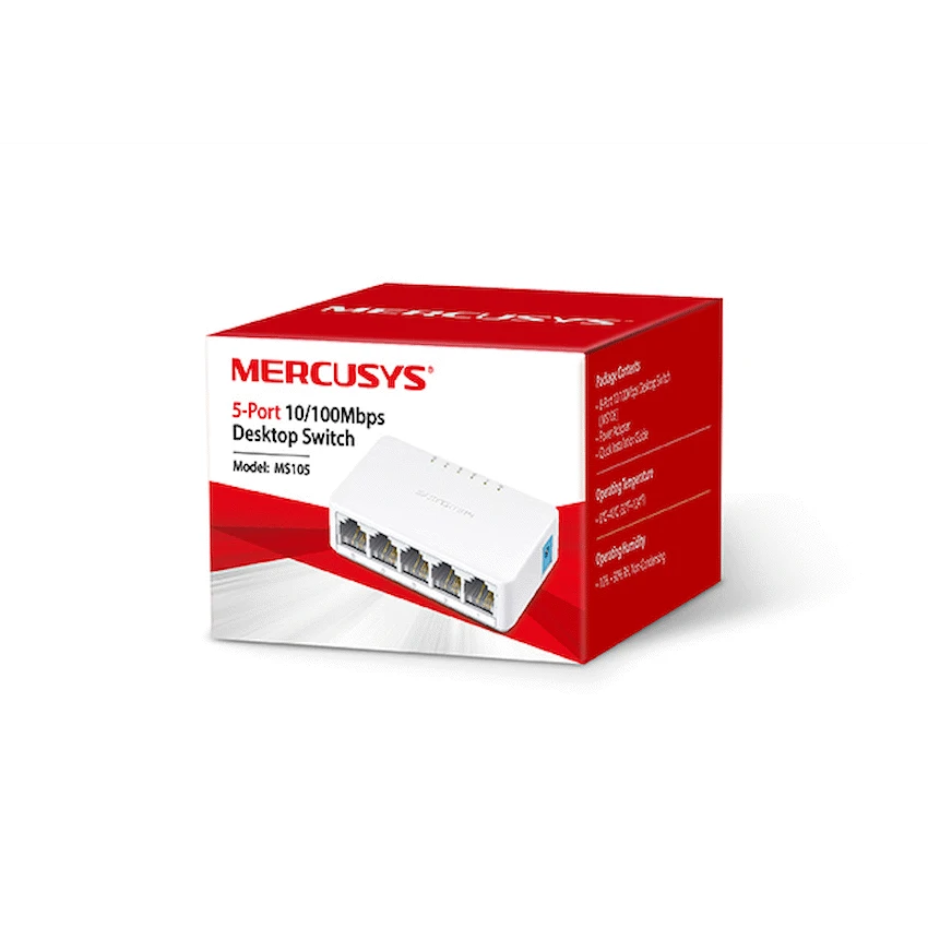 TP-Link Mercusys MS105 5-Port 10/100Mbps Desktop Switch