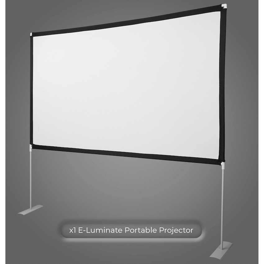 Connex E-Luminate Portable Projector Screen 100" - 16:9