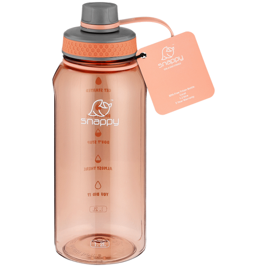 Snappy Tritan Bottle 1.2lt Coral ( Order in Qty of 10)
