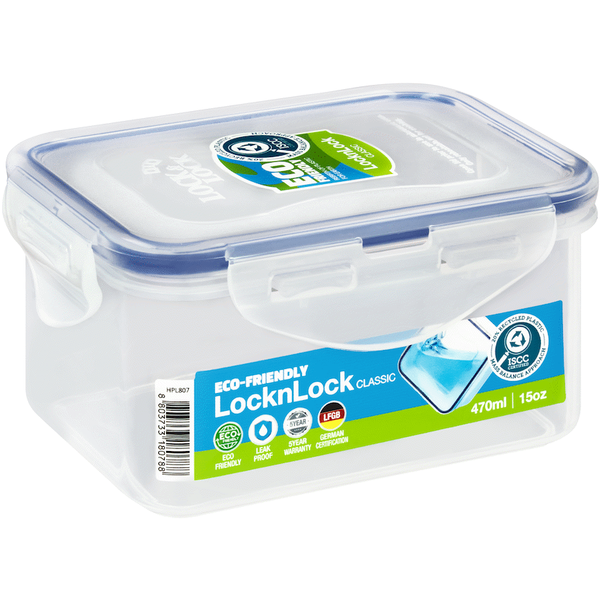 LocknLock Rectangular Airtight Container 470ml ( Order in Qty of 6)
