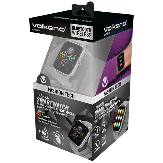 Volkano Azure Series Fashion Smart Watch - Silver