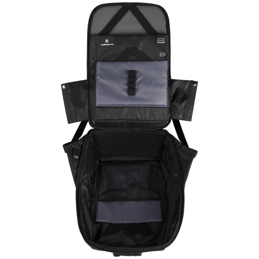 Volkano Smart Deux Laptop Backpack - Black/Lt Grey