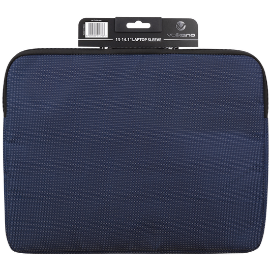 Volkano Latitude Laptop Sleeve 13" to 14.1" - Navy/Lime