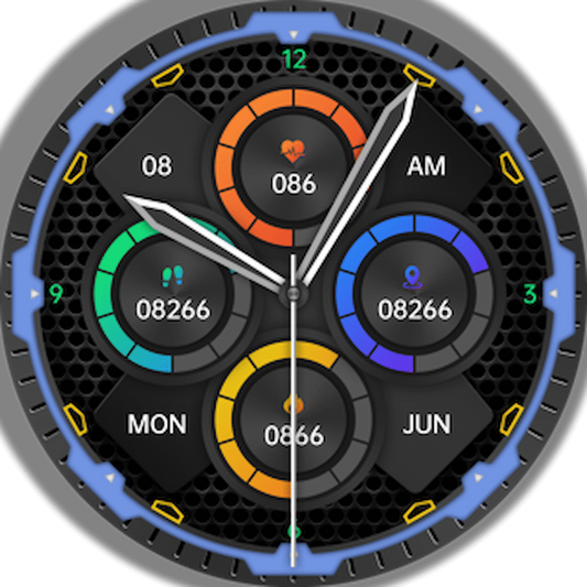 Volkano Power Series Smart Watch Bundle - Black and Green