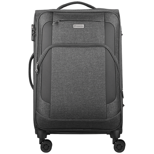 Travelwize Aurora 55cm 4-Wheel Spinner Trolley Case - Grey Melange