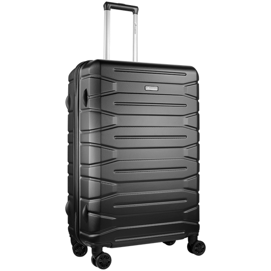 Travelwize Cabana ABS 4-Wheel Spinner 3pc Luggage Set - Black