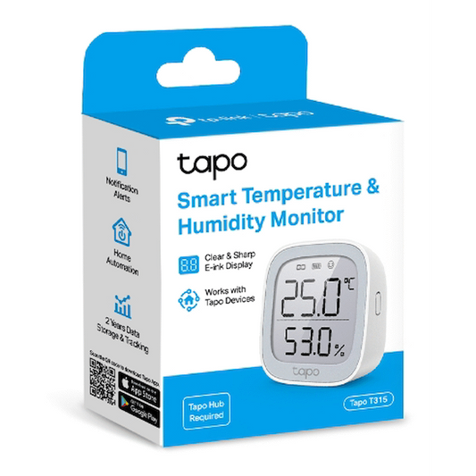 TP-Link Tapo T315 Smart 868mhz Temperature & Humidity Monitor