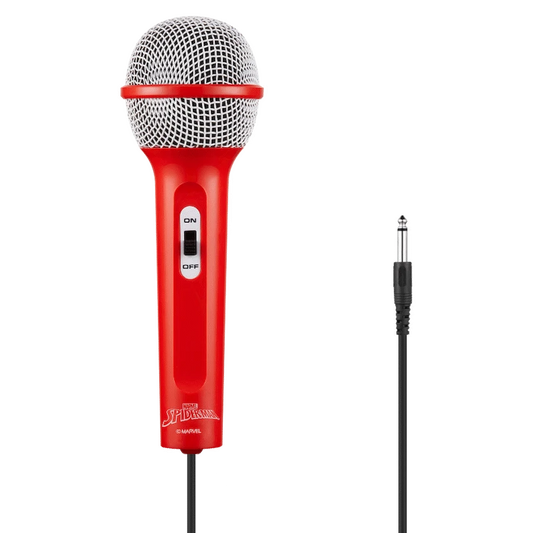 Marvel Spider-Man Galaxy LED Stars Karaoke Machine with Microphone