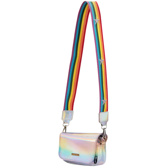 Quest Rainbow Cross Body Bag - Silver