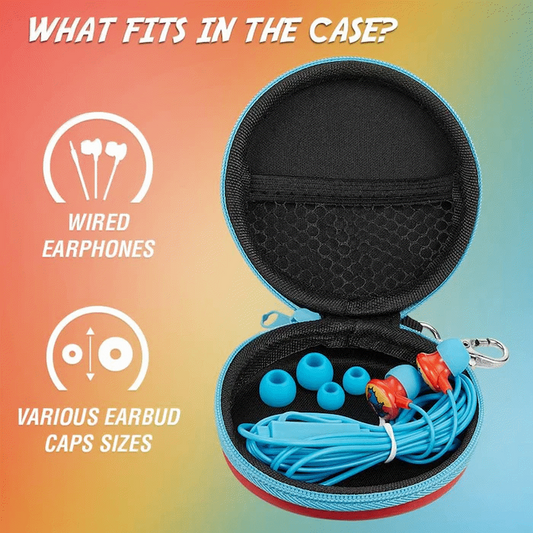 Volkano Kiddies Series Earphones with Keychain - Ninja