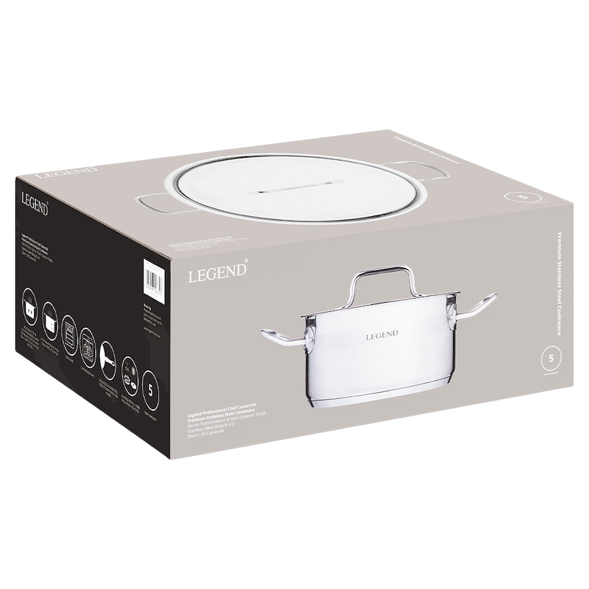 Legend Prof Chef 3lt Casserole ( Order in Qty of 1)