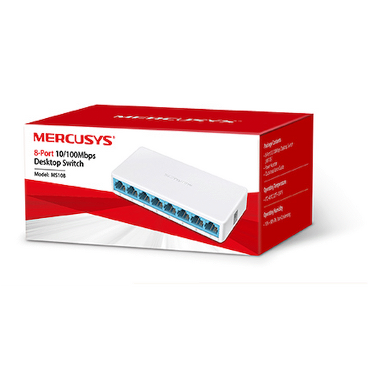 TP-Link Mercusys MS108 8-Port 10/100Mbps Desktop Switch