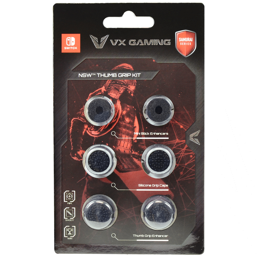 VX Gaming Samurai Series Silicon Grip Caps (Nintendo Switch)
