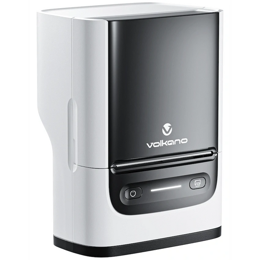 Volkano LabelPro Duo Series Thermal Dual Size Label Printer - Black and White