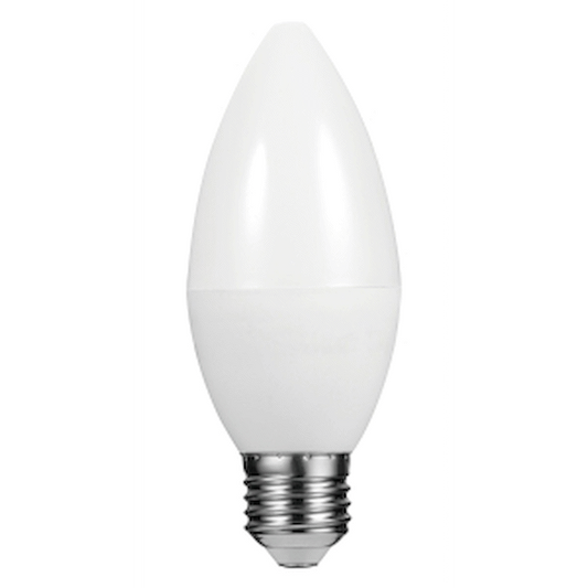 Switched 5w Candle LED Light Bulb E27 - Warm White