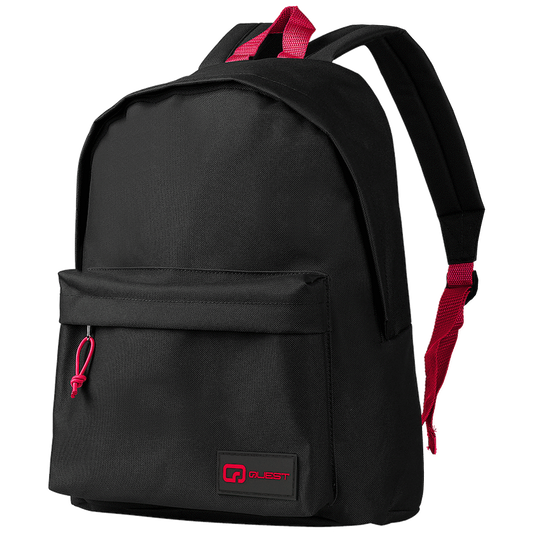 Quest Savetime Backpack with Pencil Case Black/Red