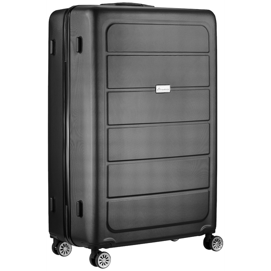 Travelwize Maple ABS 55cm 4-Wheel Spinner Luggage - Black