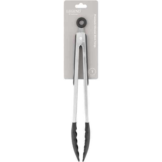 Legend Premium Silicone Tongs 30cm ( Order in Qty of 6)