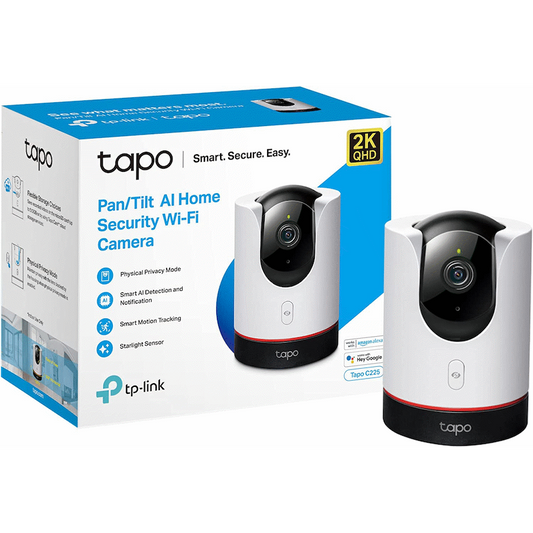 TP-Link Tapo C225 2K QHD Pan/Tilt AI Home Security Wi-Fi Camera