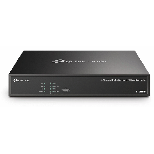 TP-Link Vigi NVR1004H-4P 4-Channel PoE Network Video Recorder