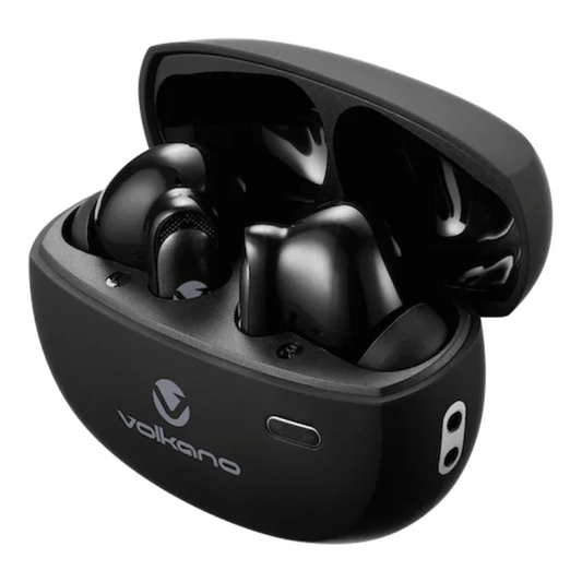 Volkano Nomad Active Noise Cancelling True Wireless Earphones Black - Everyday Elektronics South Africa