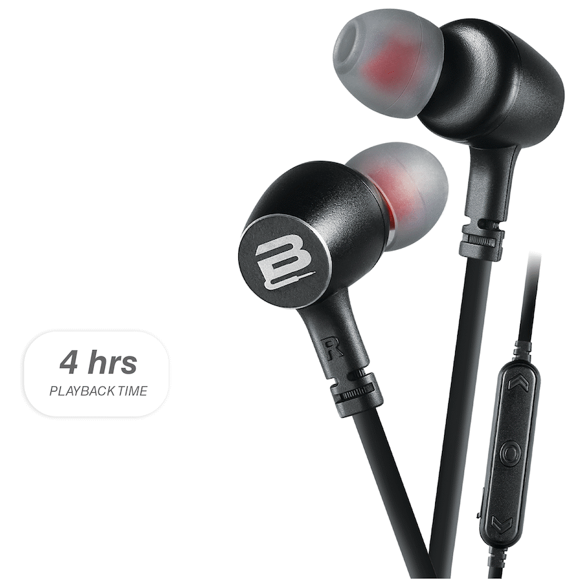 Bounce Tango Bluetooth Earphones - Black/Gunmetal