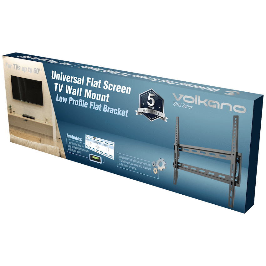 Volkano Steel series TV Wall Mount Flat 26~55 inch - black