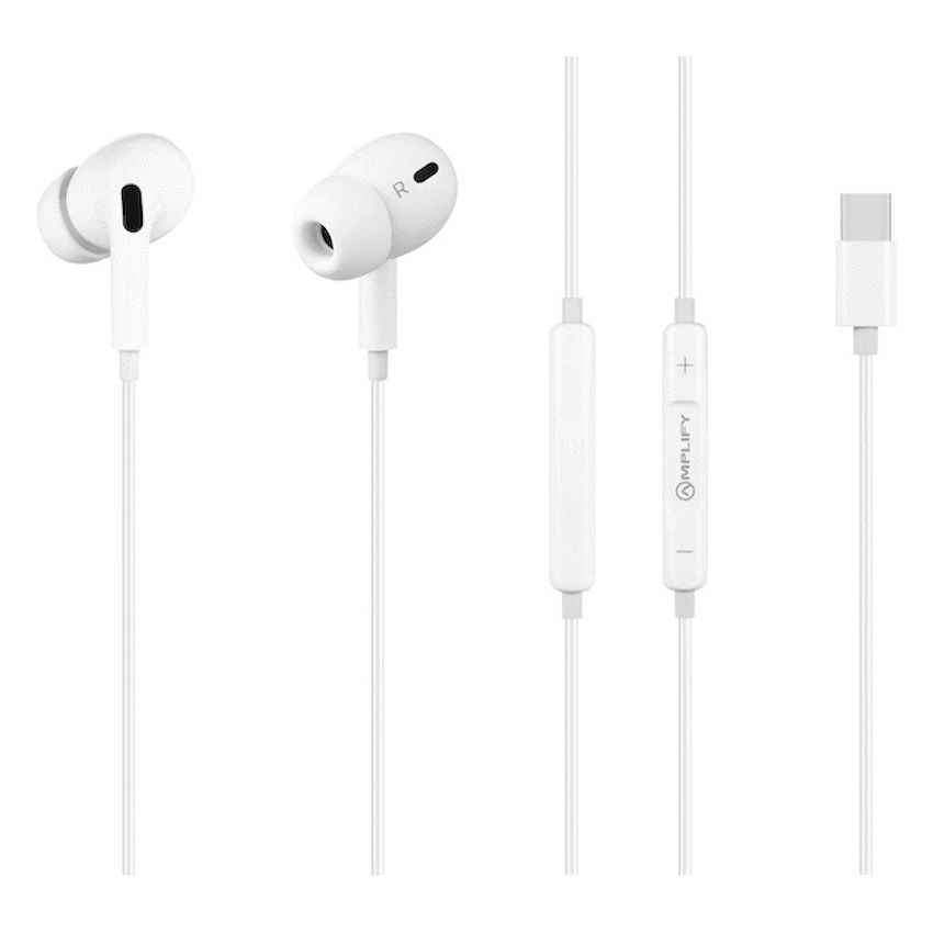 Amplify Soundlink Type-C Earphone - White