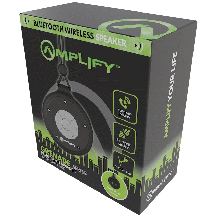 Amplify Grenade Series Bluetooth Speaker - Black