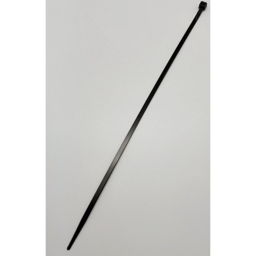 Ellies Cable Tie 4.8mm X 300mm - 100 PACK SIZE - BK