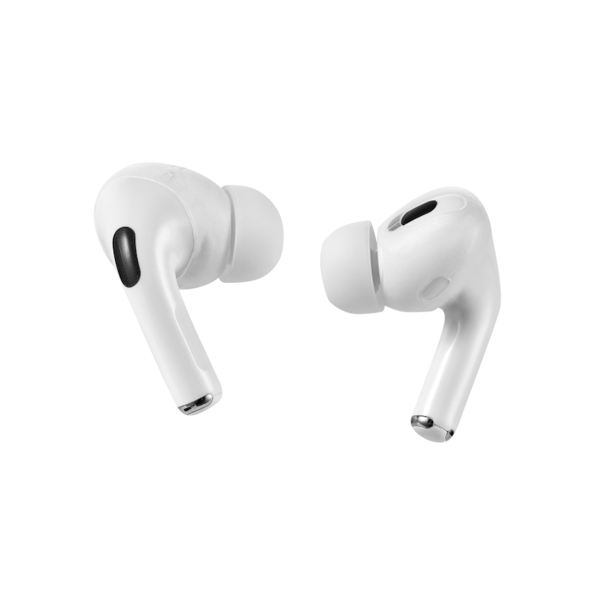 Rocka Free X Series TWS Earphones + Charging Case - White Case + Black Cover