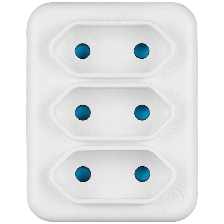 Ellies 3-Way Euro Adaptor