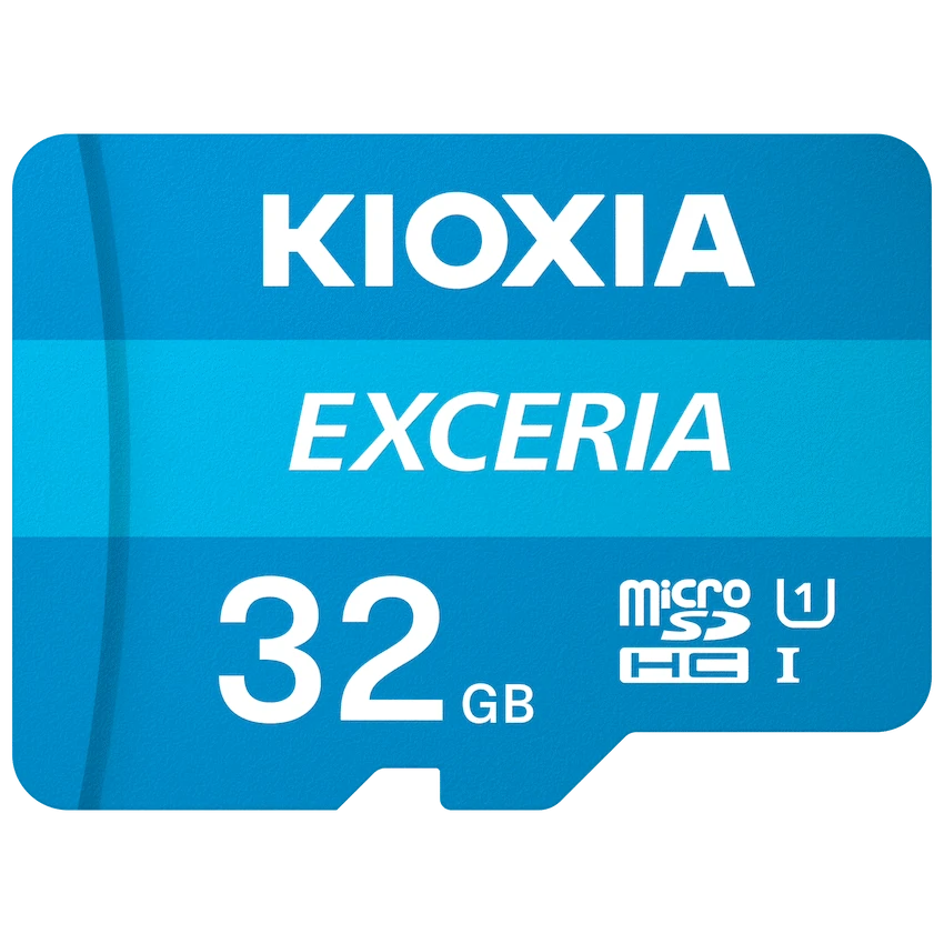 Kioxia 32GB Micro SDHC- UHS-1 Read 100MBs CL10