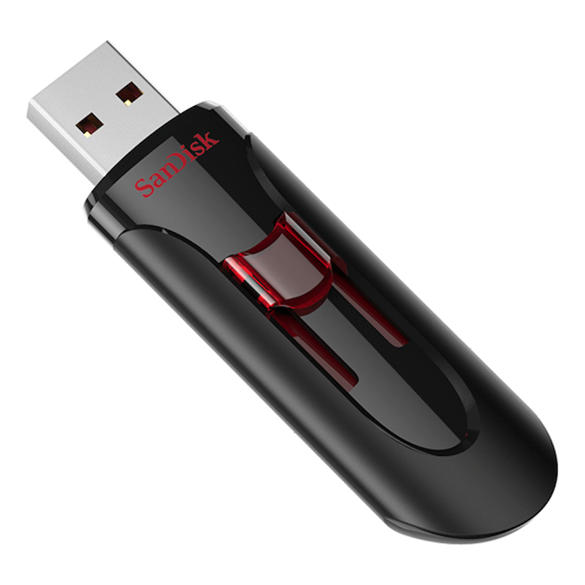 SANDISK CRUZER GLIDE USB 3.0 FLASH DRIVE 64GB