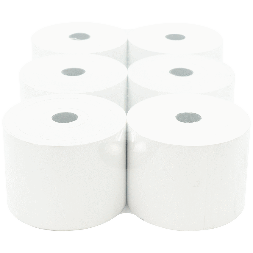 Thermal till rolls 57mmx76mm - Pack of 6