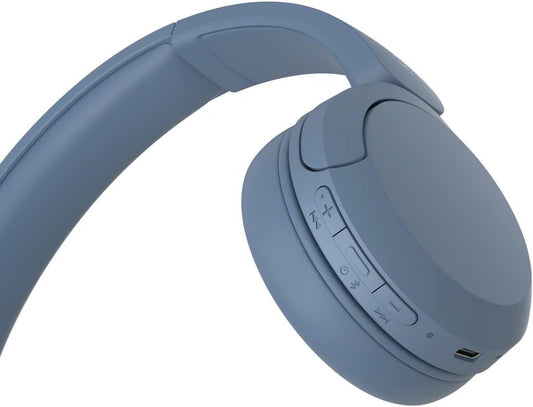 Sony WH-CH520 (Blue) Bluetooth On-Ear Headphones