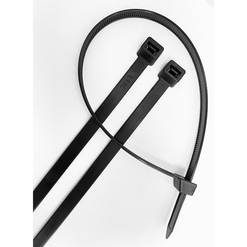 Ellies Cable Tie 7.9mm X 400mm - 100 PACK SIZE - BK