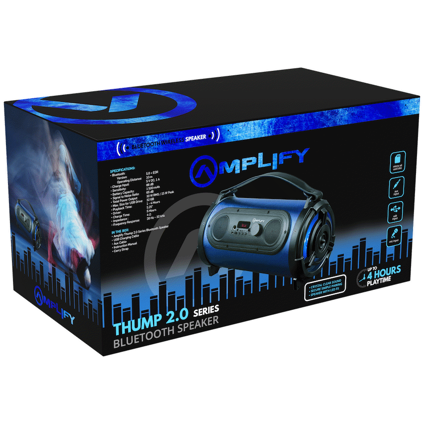PEP Amplify Thump 2.0 series Bluetooth Speaker - Blue