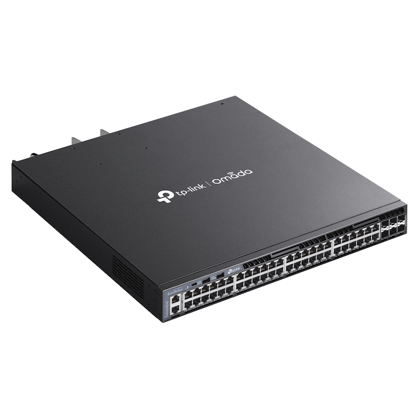 TP-Link Omada SG6654XHP 48-Port Gigabit Stackable L3 Managed PoE+ Switch with 6 10G Slots