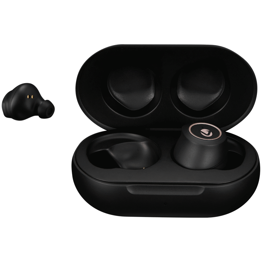 Volkano Taurus Series True Wireless Earphones with Charging Case - Black