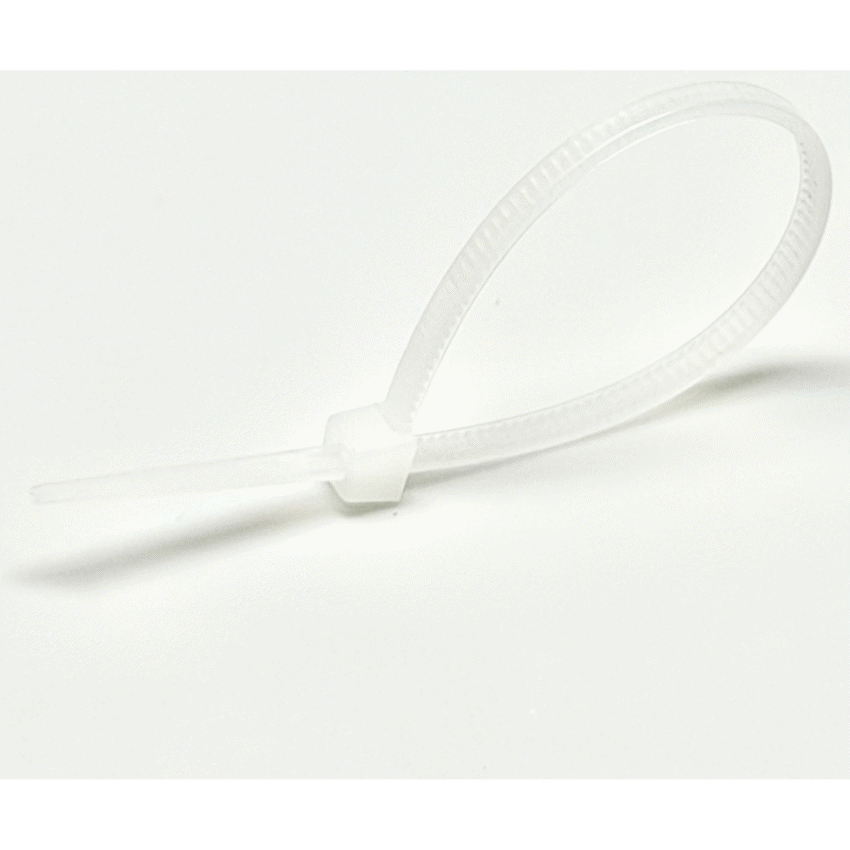 Ellies Cable Tie 2.5mm X 100mm - 20 PACK SIZE - WT