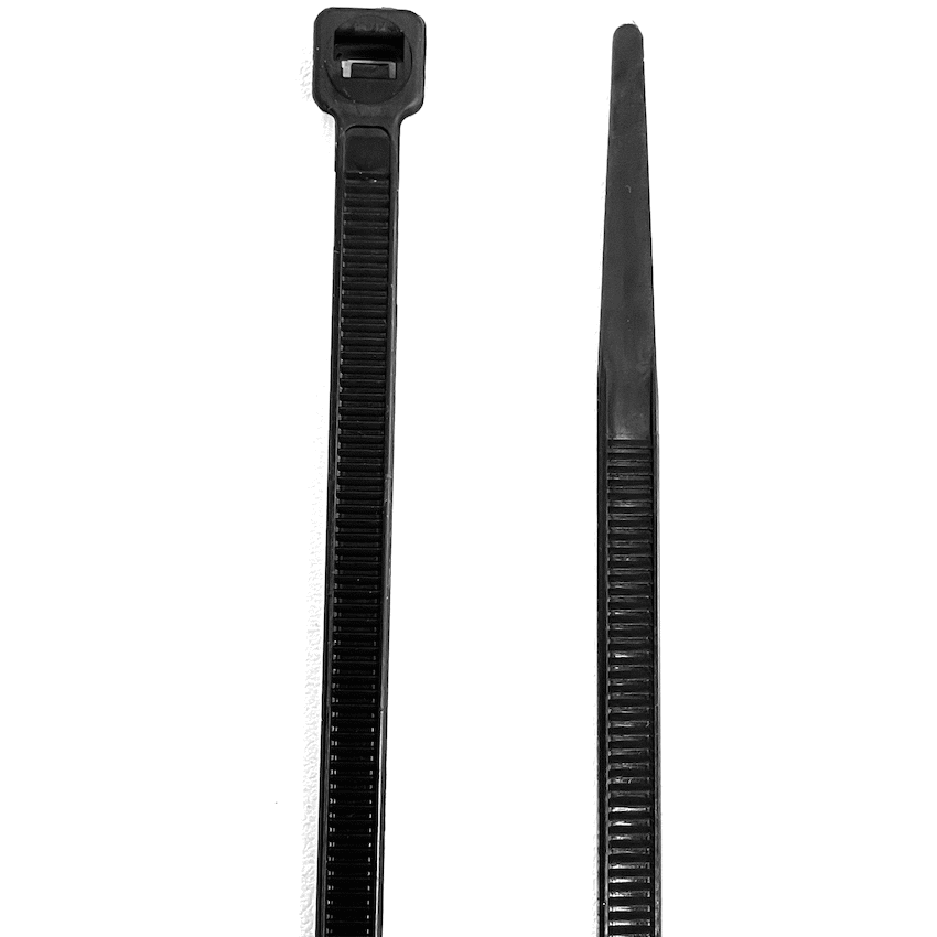 Ellies Cable Tie 4.8mm X 400mm - 100 PACK SIZE - BK