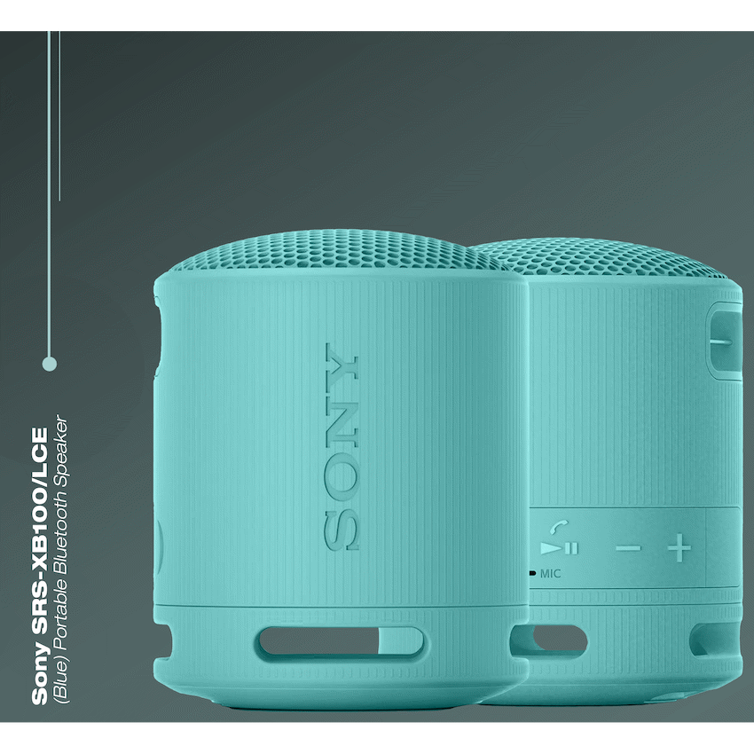 Sony XB100 Portable Bluetooth Speak - Blue